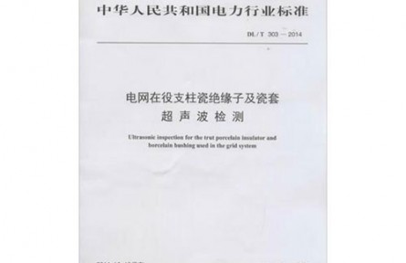 DLT 303-2014 支柱绝缘子及瓷套超声波检测规程